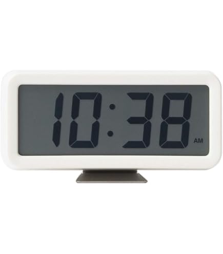 無印良品 デジタル電波時計（大音量アラーム機能付）ブラック 新品 無印良品のデジタル電波置時計 購入レビュー！シンプルで