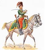 Master Box Models "French Hussar" Napoleonic Wars Series - Horseman Plus a Horse (1/32 Scale) [並行輸入品