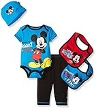 Disney Baby Boys ' Mickeyマウス5 Piece Layetteボックスセット カラー: ブルー