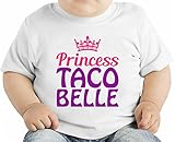 Princess Taco Belle Slogan オーガニックベビーTシャツ 12 - 18 Months