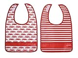 Lunchskins Dishwasher Safe Pocket Bib Set (Red Car) by LunchSkins [並行輸入品]