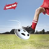 Kids AIR電源Soccer Football Hover Discボールおもちゃトレーニングゲームforボーイズガールズインドアアウトドアスポーツwith LEDライトフラッシュソフトパッド入り
