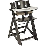 Keekaroo Height Right High Chair with Tray, Espresso by Keekaroo [並行輸入品]
