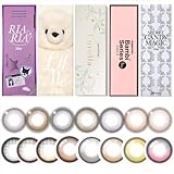 回らない 水光 カラコン ワンデー 軸固定 ずれない まわらない 10枚入り 1day リルミィ ミスティパフ 度あり -8.00