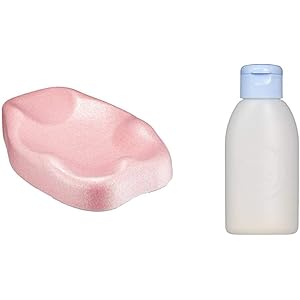 【セット買い】リッチェル Richell ひんやりしないおふろマットR 新生児~6カ月頃まで & 赤ちゃんおしりシャワー