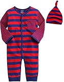 [Vaenait Baby] 3-18ヶ月ベビー服長袖ロンパース帽子付き男女共用カバーオール Spy Kids Red 12-18M