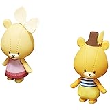 ハコルーム くまのがっこう ふたごのルル&ロロキット 色分け済みプラモデル