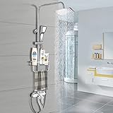 シャワーシャワー銅の温水と冷水の蛇口リフトシャワーノズルシャワーの壁