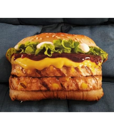 Amazon.co.jp: ハンバーガー クッション チーズバーガー (Mサイズ