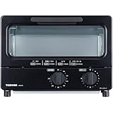 東芝(TOSHIBA) トースター オーブントースター 2枚焼き 温度調節機能付き 受皿付き タイマー15分 ブラック HTR-P3(K)
