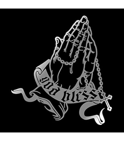 Amazon.co.jp: Pray Hand プレイハンド カッティングステッカー God