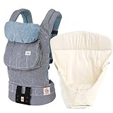 公式セール エルゴ 福袋 インサート3オーガニックナチュラル付 Lee ヒッコリーセット在庫限り Ergobaby 【正規代理店2年間保証付】　