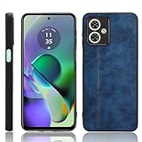 For Motorola G64/G64Y 5G/Moto G54 5G ケース 手帳型【JYJIEJIE】 高級 PUレザー 手触りが良い 軽量 薄型 耐衝撃 対応 指紋防止 全面保護 マグネット式 Motorola G64/G64Y 5G/Moto G54 5G スマホケース (ブルー)