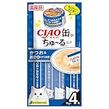 いなば CIAO缶ちゅ~る かつお&おかか(かつお節) 14g×4本