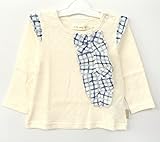 キムラタン　リリーアイボリー　Lily ivory　長袖Tシャツ (80cm)