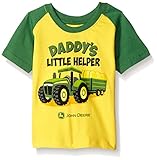 John Deere Baby Boys ' Daddy 's Little Helper Tee カラー: イエロー