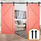 HomeDeco Hardware 6 FT (1.83メートル）扉 レール トラック ダブルドア