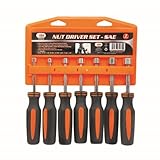 IIT 62030 SAE Nut Driver Set Hollow, 7-Piece by IIT