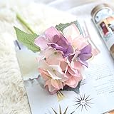 meiliy人工シルクアジサイ花3個人工花フェイク花ホームウェディングホテルパーティー飾り Meiliy-ML-031pp