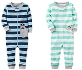 Carters Baby Boys Sleep & PlayコットンFootlessスリーギフトバンドル – Sealife ( 24か月,ブルー)