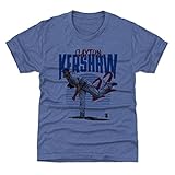 500レベルクレイトンKershaw Los Angeles野球子供用シャツ – クレイトンKershaw Rise Kids X-Large (14-16Y) ブルー
