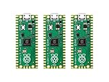 Raspberry Pi Pico フレキシブルマイクロコントローラーボード Raspberry Pi RP2040 デュアルコア ARM Cortex M0+ プロセッサ 3個