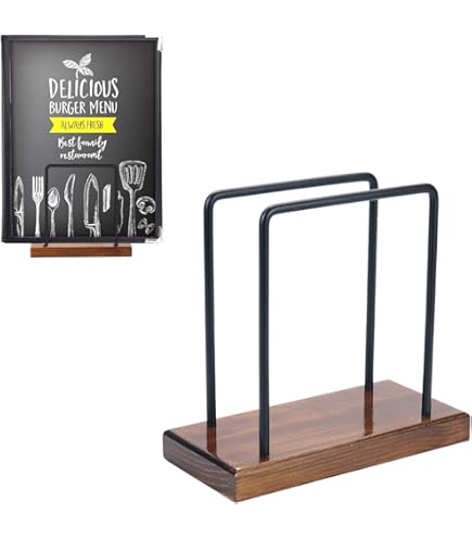 Amazon.co.jp: 【アスカストア 】メニューブックスタンド テーブル下