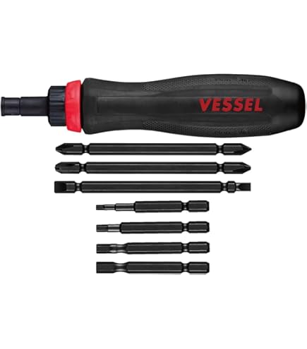 Amazon.co.jp: ベッセル(VESSEL) 差替え式ラチェットドライバー(+1,+2