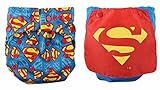 Bumkins Snap-In-One Cloth Diaper 2-Pk Regular and Cape DC Comics Superman by Bumkins