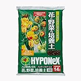 【168L】 ハイポネックス バンブーパウダー入り花と野菜の培養土 14L×12袋