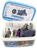Sundstrom H10-0014 Silica Dust Respirator Kit with SR 100 M/L Silicone Half Mask, P100/HE Particulat