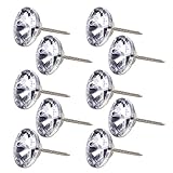 10個 20mm クリスタル室内装飾品ネイル タック スタッドピン ボタン ソファー 壁 クラフト 装飾