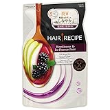 ヘアレシピ シャンプー ブラックベリー&ラフランス ストレングスレシピ 詰め替え 330mL