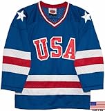 1980 USAオリンピックMiracle on Ice Hockey Jersey (ユースサイズ)