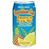 ハワイアンサン トロピカル・アイスティ340ml缶×24本入×（2ケース）