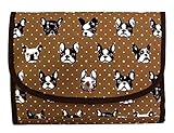 ポーチェ(pouche) 母子手帳ケース ジャバラ フレンチブルドッグ (カフェオレブラウン)