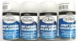 4個パックThe Testors Dullcoteスプレーラッカー3oz