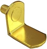 5 mmブラケットスタイルキャビネットシェルフサポートペグ – Polished Brass – ボックスof 25 25 ブラス SS-Bra-5mm-PB-25