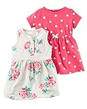 カーターズ Carter's ワンピース セット 2-Pack Dress Set NB (50-55cm) [並行輸入品]