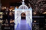 LUCKY CLOVER-A クリスマスホワイトブルー320 LED 3 * 2米妖精ランタンフェスティバル屋外屋内防水感謝祭日カーニバル誕生日結婚式夜光、カップル