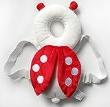 赤ちゃんのごっつん防止 天使のパッド 安全パッド 可愛いてんとう虫 ミツバチ 超軽量 リュックタイプ ベビー ヘルメット　エンジェルパッド　 頭を保護 セーフティー ひも調節可能 出産祝い 幼児枕 (