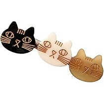 Amazon.co.jp: (ADOSSY) ねこ ヘアクリップ セット 2個 前髪