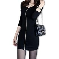 ブラックジッパー付きミニワンピース ブラックジッパー付きミニワンピース 楽天市場】チャック ミニ