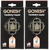 【2個セット】GONESH(ガーネッシュ) 車用芳香剤 ヴェンティレーター リキッド No.4(甘くフルーティな香り) 3ml