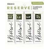 D'Addario WOODWINDS (ダダリオウッドウインズ)レゼルヴ テナーサックス リード サンプラーパック3.0 3.0+ 3.0+ 3.5、DRS-K30