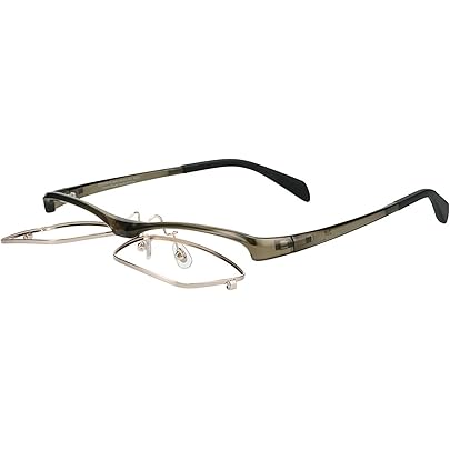 Amazon | [ゾフ] ボストン型 フリップアップ (跳ね上げ式) メガネ