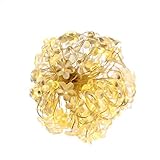 Copper Starry Solar String Lights with Stars White 120 LED's Outdoor Garden party [並行輸入品]