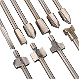 超硬 ハイス トリマービット棒セット　トリマー用　木材に溝切り　木工用 径3mm、 1/8"