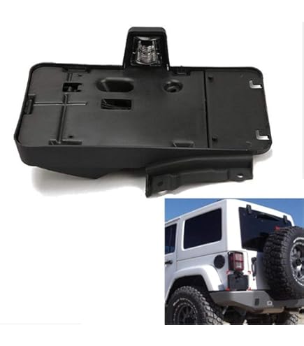 【Jeep】JKラングラーブラックバンパー ナンバープレートホルダー付き Jeep】JKラングラーブラックバンパー ナンバープレートホルダー付き