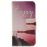 LG G5 ケース, UNEXTATI 手帳型ケース, LG G5 ケース カバー, 高品質 PUレザー 手帳型 ウォレット型 財布型 保護カバー カード収納 スタンド機能 マグネット式 (P3 紫色